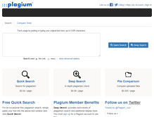 Tablet Screenshot of plagium.com